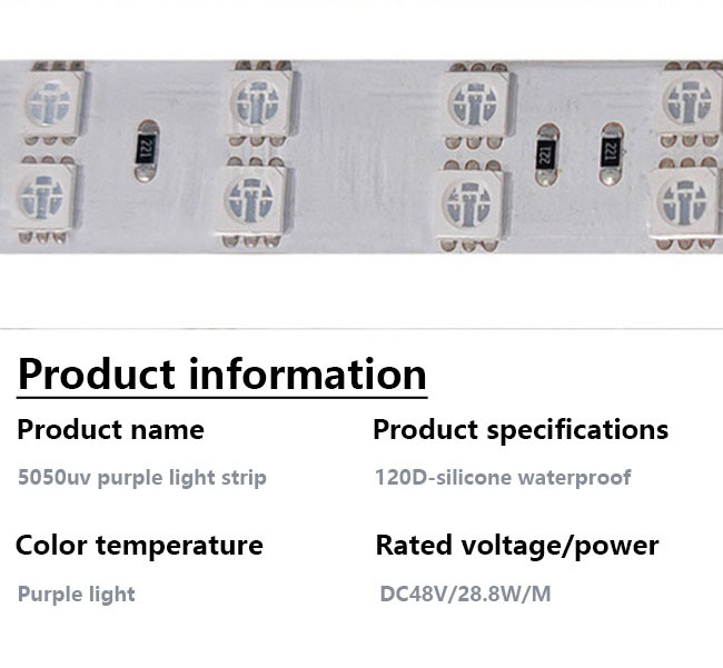 48v Silicone Waterproof Light With 120 Lamps For Sterilization And Mosquito Killing Uv Light