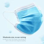 Blue Color Non Woven Face Mask , Disposable Earloop Face Mask 17.5*9.5cm