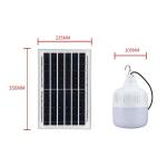 Garden 100wat LED Solar Light Bulb 2700K-6500K