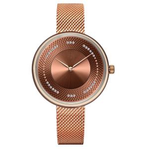 Quality Quartz Womens Diamond Encrusted Watch Chronograph Wrist 30m Waterproof wholesale