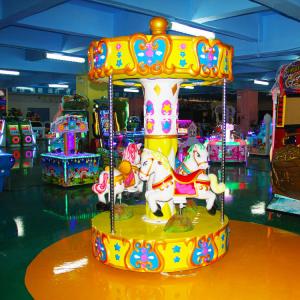 Quality Kids Amusement Coin Operated Carousel Kiddie Ride Merry Go Round wholesale