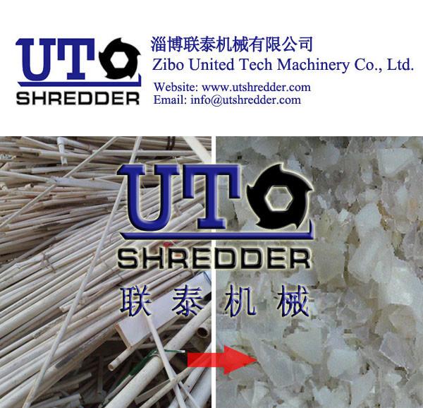 manufacture high output double shaft shredder, plastic granulator, plastic