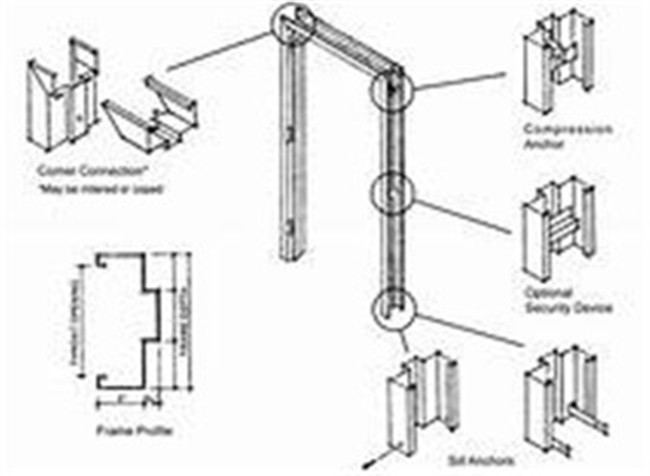 Low Noise Door Frame Roll Forming Machine , Metal Rolling Equipment With ISO Certification