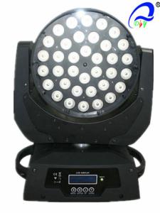 Quality Quad 4-In-1 RGBW LED Wash Moving Head Light With Zoom 36 Pcs * 10W CE Approved wholesale