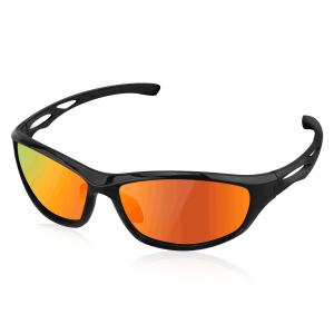 Quality Shatter Proof Polarized Sports Sunglasses 100% UV400 Coating wholesale