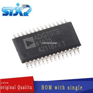 Quality ADG707BRUZ SSOP28 IC Connectors For Analog Switches Multiplexer Demultiplexers wholesale