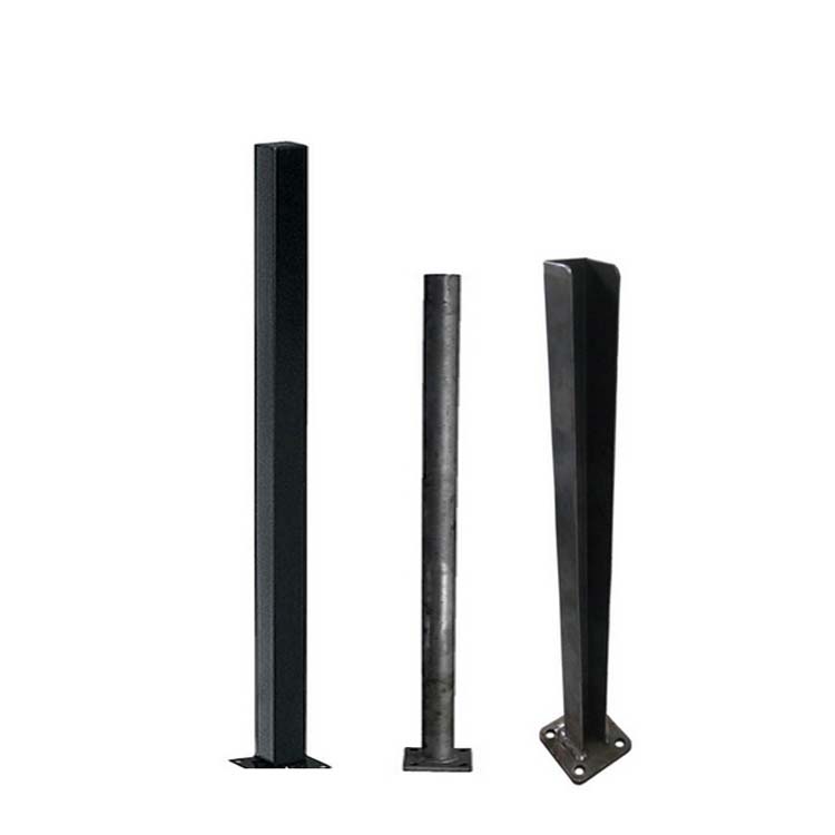 Round Corner Steel Metal Fence Posts for Nonstandard and Customizable Fencing Solutions