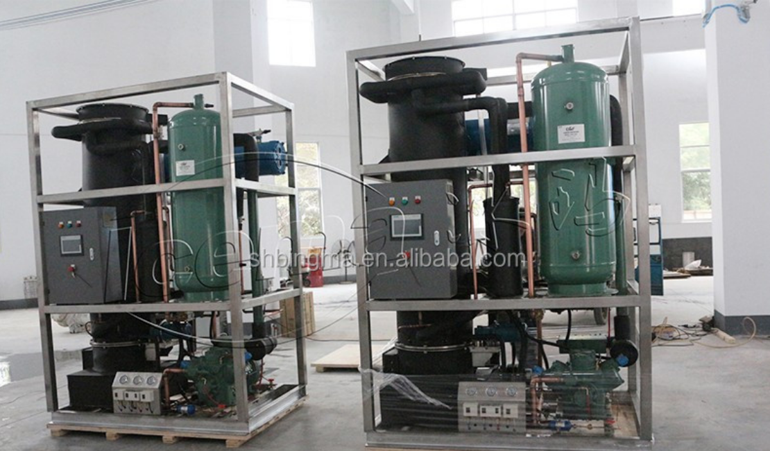 Industrial 1 Ton Tube Ice Machine with 4600W Power Direct