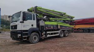 Quality Secondhand 2021 ZLJ5351THBKE Zoomlion 50X-6RZ Concrete Boom Pump Truck Concrete pump construction machinery For Sale wholesale