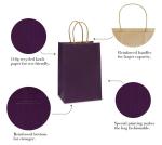 Eco-Friendly Customized Kraft Paper Bag With Handles For Biodegradable Gift