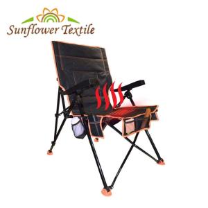 Quality 58x89x100cm Oxford Cloth Outdoor Folding Heated Chair Camping Fishing Chair wholesale