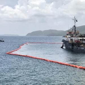 Quality Silt Curtain PVC Floating Silt Curtain Containment Boom Eco Friendly Oil Spilling Boom Silt Curtain For Aquatic Environm wholesale