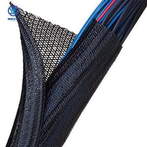 Quality PET Self Closing Braided Wire Wrap Protect Wire And Cables wholesale