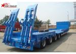 4 Axles Hidden Tires Pipe Transport Trailer Overheight Equipment Transporting