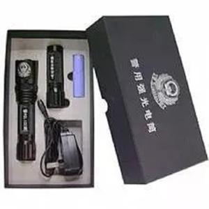 Quality bespoke flashlight packaging gift box electric torch rigid box luxury gift box wholesale