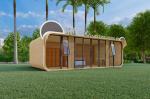 FULL KING Apple Cabins: Redefining Portable Luxury— Eco-Friendly, Customizable,