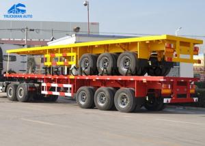 Quality 40 Feet 3 Axles Flatbed Container Semi Trailer wholesale