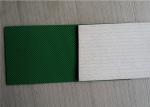 Low Noise Fabric Pvc Conveyor Belt , Green Corrugator Belt 300N / Mm Tensile