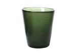 Hand Pressed 95mm Colored Glass Candle Holder With Customized Logo