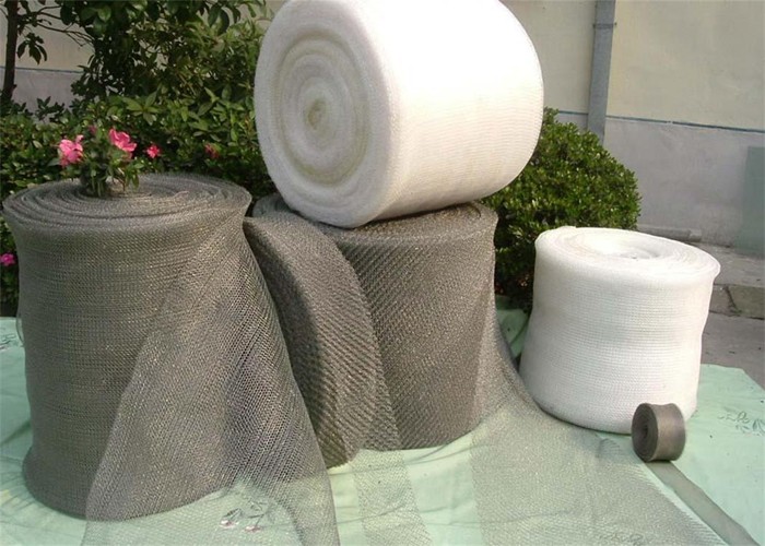 Stainless Steel Knitted Wire Mesh 0.10mm -0.45mm Wire Diameter