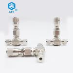 Industrial Grade 1 2 Ss Needle Valve Ferrule Connection