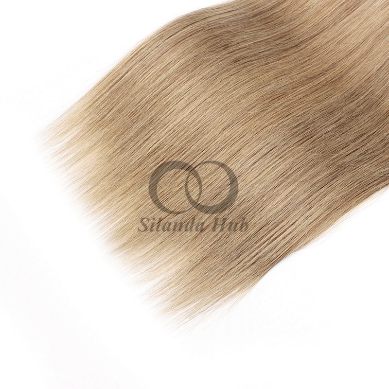 #8 Ash Brown Straight Remy Human Hair Bundles Sew In Weave Bundles Brazilian Bundle Deals