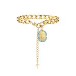 Customized 18K Gold Bracelet Fashion Lady Elegant Gold Chain Bracelets For