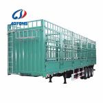 Fence Semi Trailer 3 Axle Stake type Trailers Truck for Cattle Sheep Pig Animal