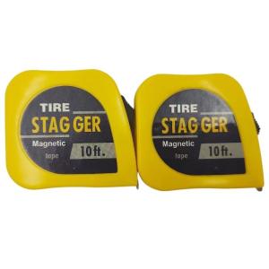 Quality Steel Blade 1/4&quot; Wide Professional Imperial Measurement Racing Tire Stagger Tape Measure Tap 10 Feet with Magnetic Tools wholesale