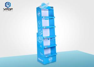 Quality Food/Clothes Cardboard Shelf Display , Promotion Retail Cardboard Display Stands wholesale