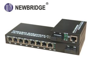 China 10 100 1000M Media Converter Single Mode Ethernet fiber converter on sale