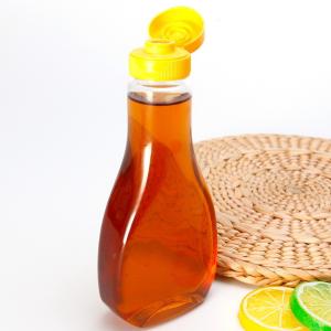 Quality Food Grade Squeeze Plastic Honey Bottle Pet Material With Silicone Valve wholesale