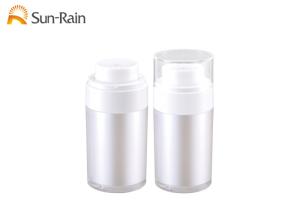 Quality Sr2151b Airless Dispenser Bottles , Double Deck Airless Lotion Pump Bottles wholesale