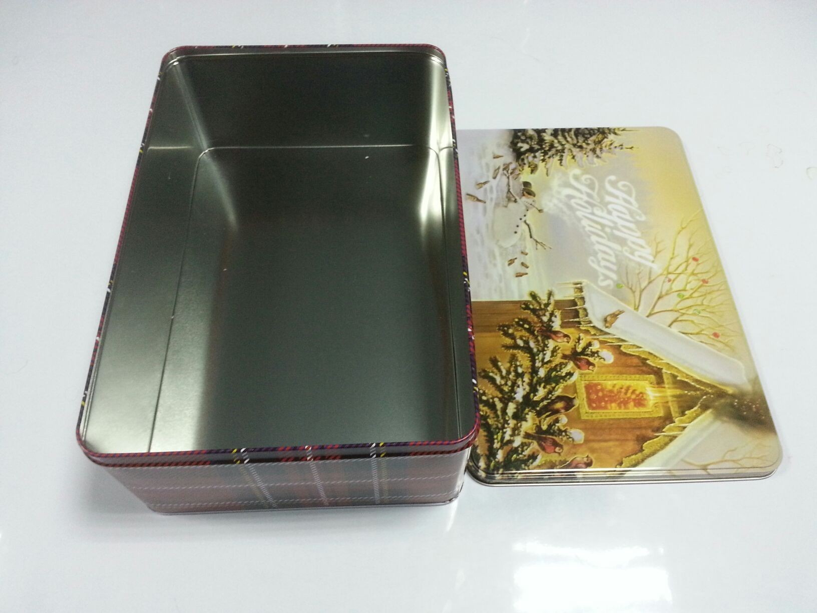Big Shoes Tins ,Gift Tin Container For Christmas Holidays ,Very Popular Gift Tins In The States