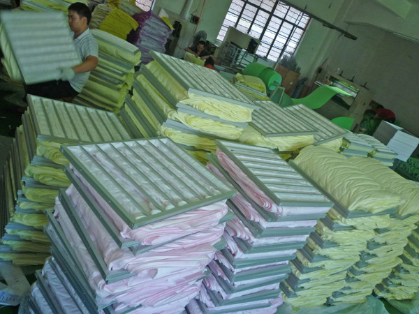 F5-F9 Synthetic Bag Pre Air Filters , Secondary Air Filter For Cleanroom