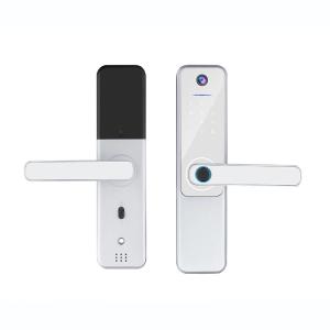 Quality Tuya Wifi Smart Camera Lock Cloud Storage Apartment Bedroom Door Lock wholesale