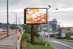Quality P8 Full Color Video LED Advertising Screen Display / Waterproof LED Billboard wholesale