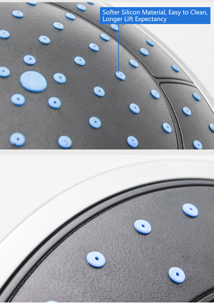 High Pressure 10 Inch Rain Shower Head , Anti Bacterial Large Round Shower Head