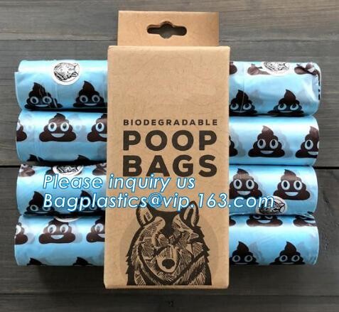 Eco-Friendly 100% Biodegradable PLA Dog Pet Waste Poop Bags, Biodegradable Plastic Dog Pet Waste Poop Bags, bagplastics