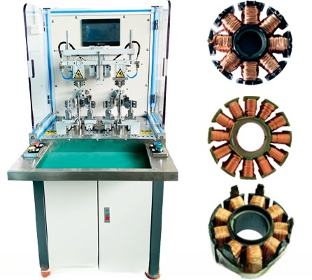 2.5kw CNC Engine Motor Parts Cooling Fan Coil Winding Machine with CNC Technology