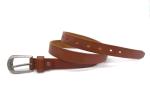 120cm Womans Cowhide Leather Belts Western Retro Buckle