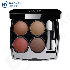 Quality Private Label 4 Colors Cosmetic Baked Eyeshadow Palette Highly Pigmented OEM wholesale