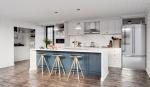 Particle Board Soft Closing Drawers Custom Kitchen Cabinet Designs
