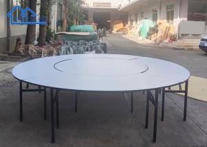 Quality Aluminum Folding Round Banquet Tables For Hotel Wedding event Tent Attachment wholesale