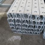 Half Slotted Metal Framing Strut Channel Unistrut 41x41