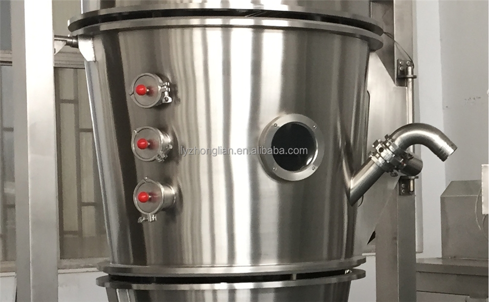 Food Chemical Boiling Spray Fluid Sodium Borate Fluidized Bed Dryer SUS304 Efficiency