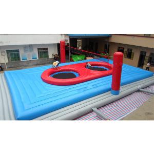 Quality Inflatable Round Interactive Sport Game Bossaball Court for Sale wholesale