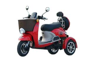 Quality 30km/h Max Speed Cargo Tricycle Motorcycle 60V 800W Hub Motor With Front / Rear Basket wholesale