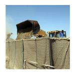 Square Geotextile Grey Color Market Defensive Sand Cage and Retaining Wall