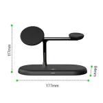 177*117*84mm Size Holder Wireless Charging Compatible with Phone/Earphone/Watch